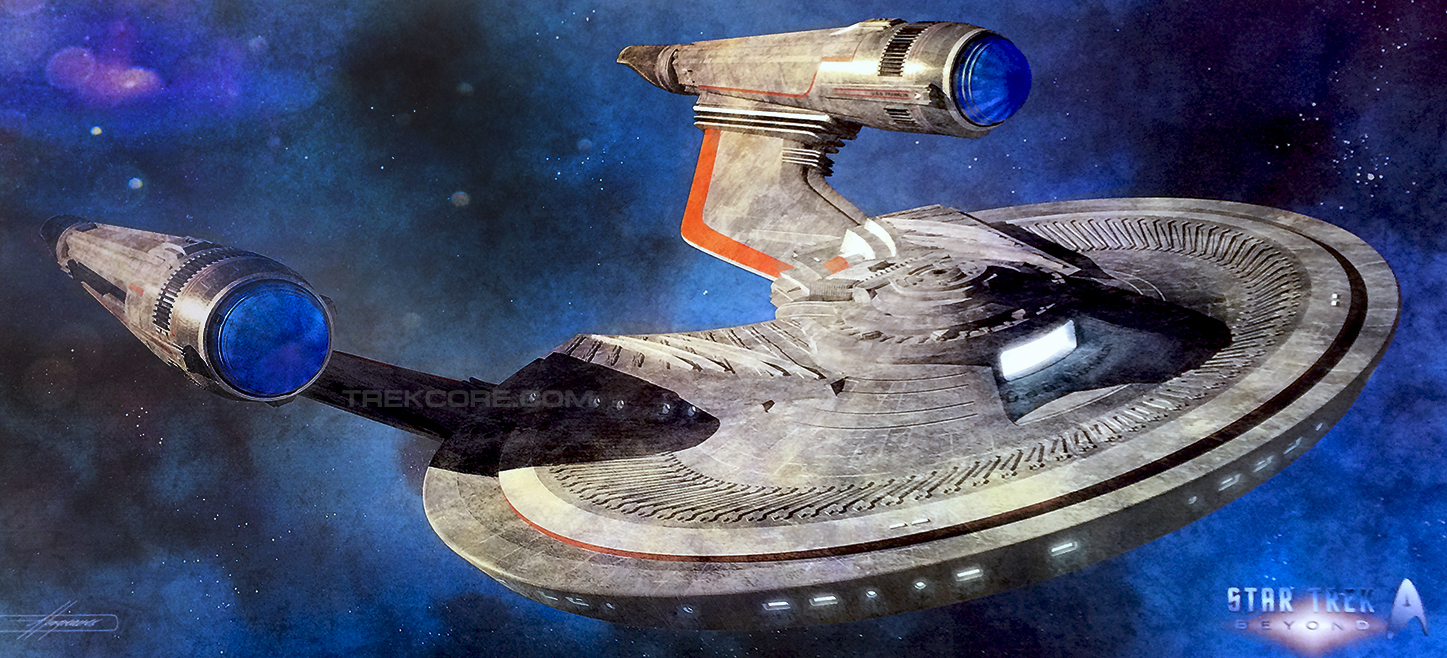 Star Trek beyond USS Franklin concept art